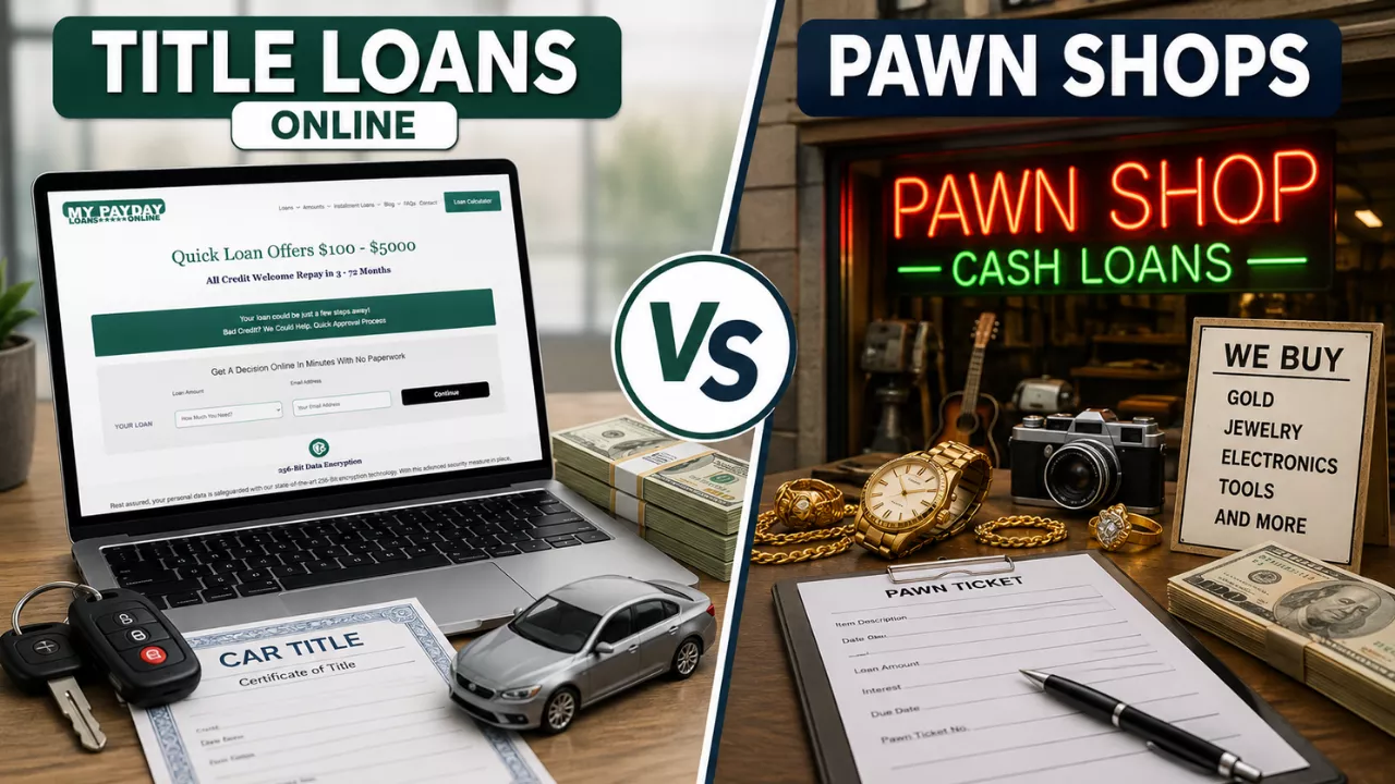 Title Loans Online vs Pawn Shops: Which is Better?