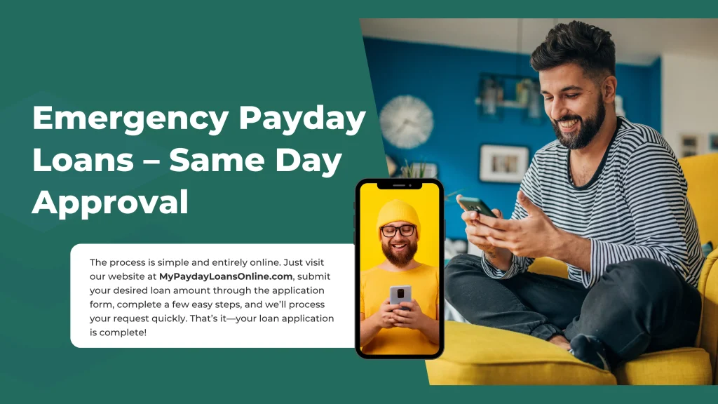 Apply online for emergency cash with same-day payday loan