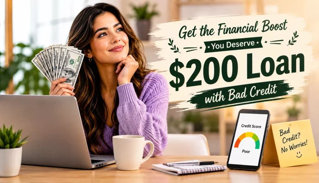 $200 Loan with Bad Credit